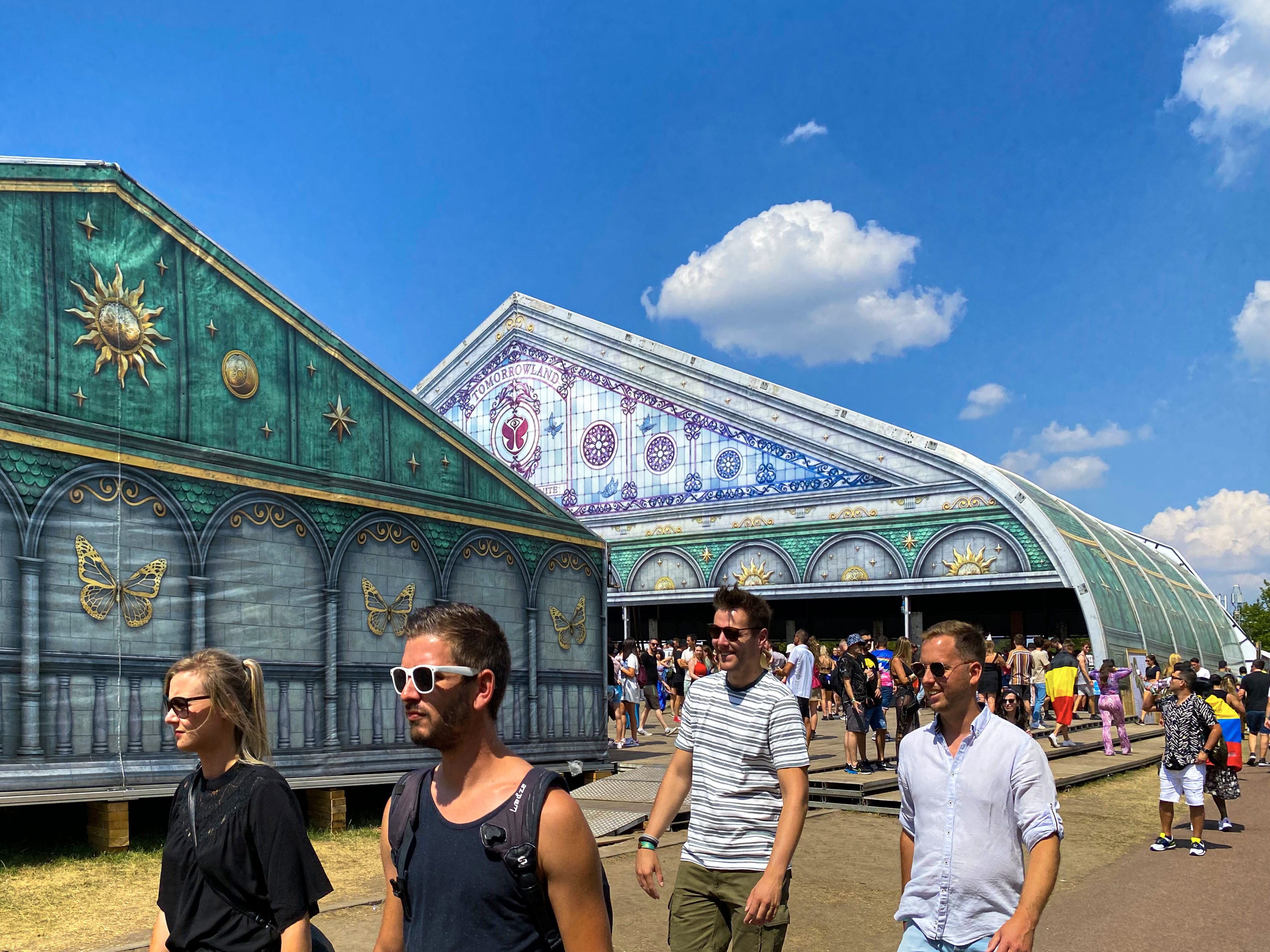 Tomorrowland festival tents